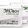 Амоксициллин Экобол табл. 500 мг №20, АВВА РУС АО
